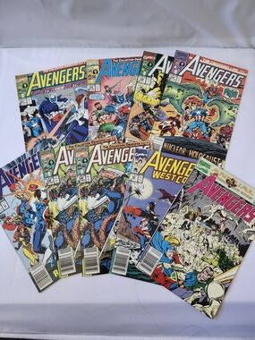 Marvel Avengers Vintage Comic Book Bundle Iron Man Captain America Comics